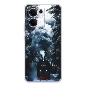 Новорічні, Святкові Чохли для OPPO Reno13 FS 5G - 2024 год (Зимовий потяг)