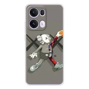 Чехлы для OPPO Reno13 Pro - Bearbrick Louis Vuitton (PREMIUMPrint) (Беарбрик Джордан)