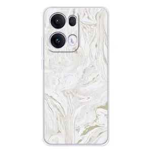 Мраморный чехол на OPPO Reno13 Pro (VPrint) (Белый мрамор)