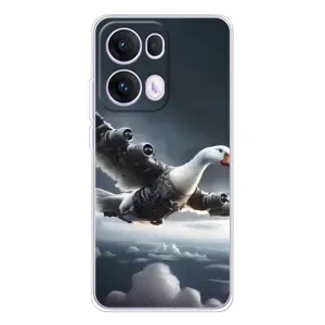 Чехол с мемом Тралалело тралала на OPPO Reno13 Pro (Бомбардини гусини)