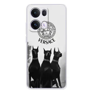Чехлы VERSACE для Оппо Рено 13 Про (PREMIUMPrint) (Доберман Версаче)