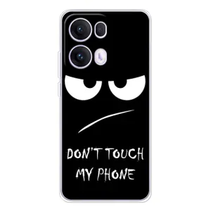 Чехол для Оппо Рено 13 Про - (AlphaPrint) с печатью (ТОП продаж) (Dont Touch)