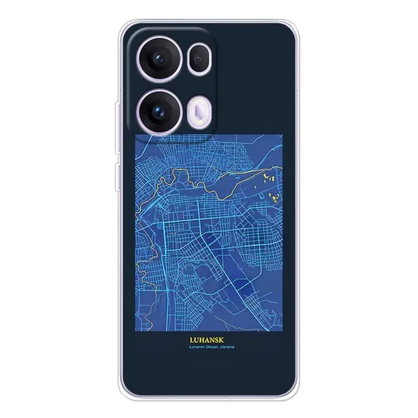 Чехол с принтом «Гуганск» для OPPO Reno13 Pro