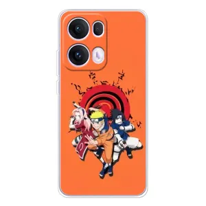 Naruto Anime Чехлы для Оппо Рено 13 Про (AlphaPrint) (команда Наруто)