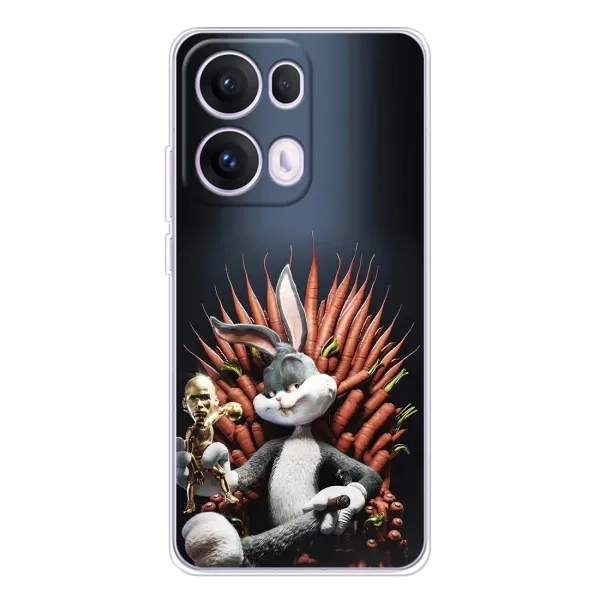 Чехол с принтом «Король Кролик» для OPPO Reno13 Pro