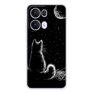Чохол з принтом для OPPO Reno13 Pro (AlphaPrint) Модні коти