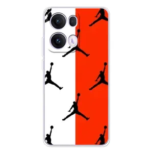 Чехлы для OPPO Reno13 Pro - с картинкой JORDAN (AlphaPrint) (Лого Джордан)