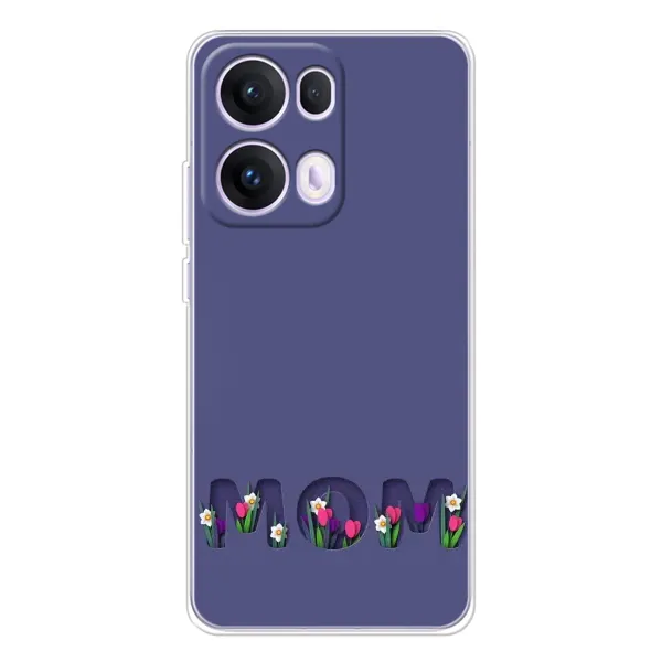 Чехол с принтом «Мама в цветах» для OPPO Reno13 Pro