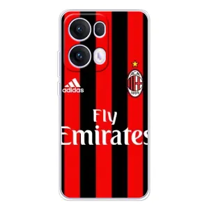 Чехлы для OPPO Reno13 Pro (VPrint) - Футбольные клубы (Milan)