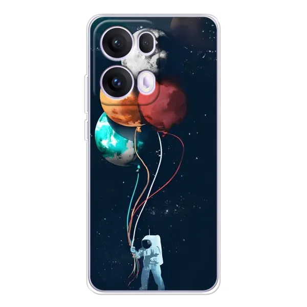 Чехол с принтом «Планеты шарики» для OPPO Reno13 Pro