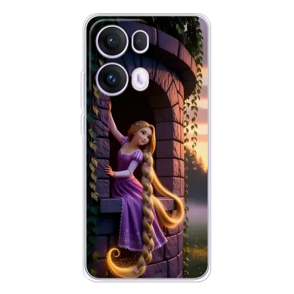 Чехол с принтом «Рапунцель на башне» для OPPO Reno13 Pro