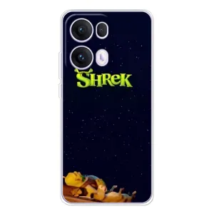 Чехол с мультфильмом Шрек на OPPO Reno13 Pro (Отдыхающий Шрек)