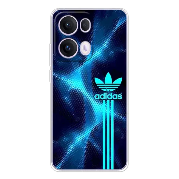 Чехол с принтом «Синий Адидас» для OPPO Reno13 Pro