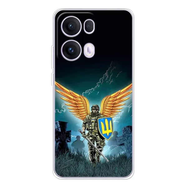 Чехол с принтом «Солдат ЗСУ» для OPPO Reno13 Pro