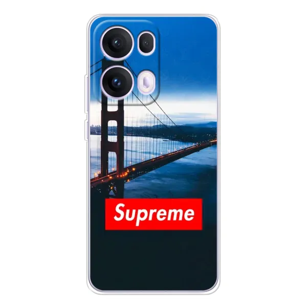 Чехол с принтом «Стиль Supreme» для OPPO Reno13 Pro