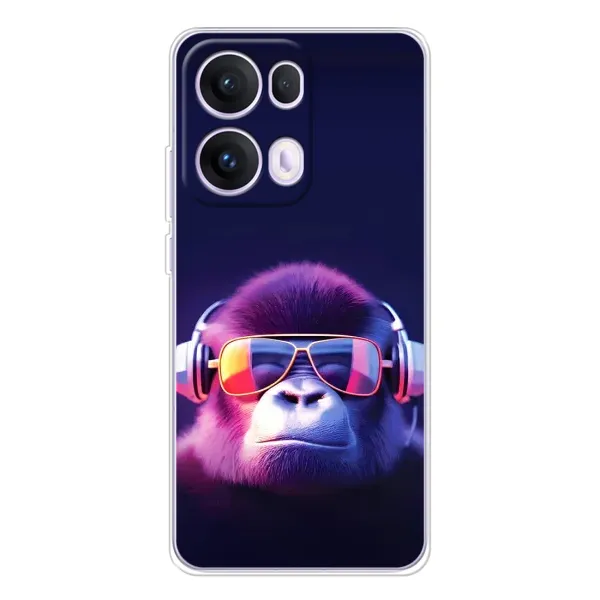 Чехол с принтом «Стильная обезьяна» для OPPO Reno13 Pro