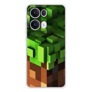 Чохол Майнкрафт на OPPO Reno13 Pro (AlphaPrint) Minecraft