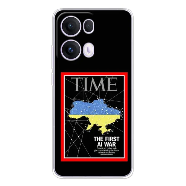 Чехол с принтом «TIME Ukraine» для OPPO Reno13 Pro