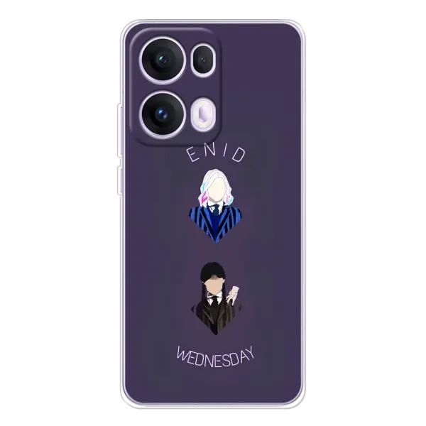 Чехол с принтом «Уэнздей и подруга» для OPPO Reno13 Pro