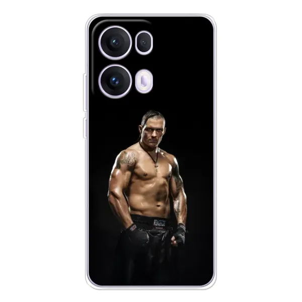 Чехол с принтом «Чемпион Александр Усик» для OPPO Reno13 Pro