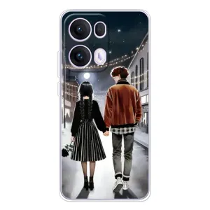 Чехол с дизайном Венздей 2 на OPPO Reno13 Pro (Уэнздей и Тайлер)