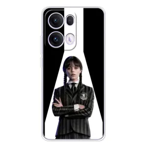 Чехлы Венсдей на OPPO Reno13 Pro Уэнсдей (AlphaPrint) (W-Wednesday)