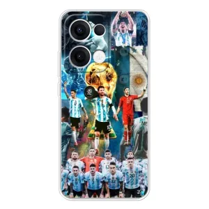 Чохли Мессі для OPPO Reno13 (AlphaPrint) (Аргентина Мессі)
