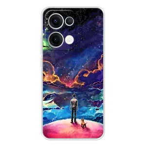 Космические Чехлы для Оппо Рено 13 (VPrint) (Галактический вид)