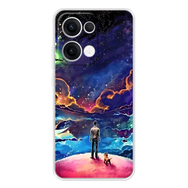 Чехол с принтом «Галактический вид» для OPPO Reno13 Чехол с принтом «Галактический вид» для OPPO Reno13