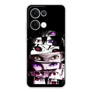 Чехлы Персонажи Аниме Наруто для OPPO Reno13 (AlphaPrint) (Глаза Anime)