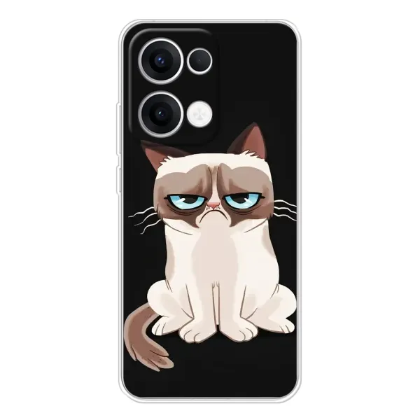 Чехол с принтом «Грустный кот» для OPPO Reno13