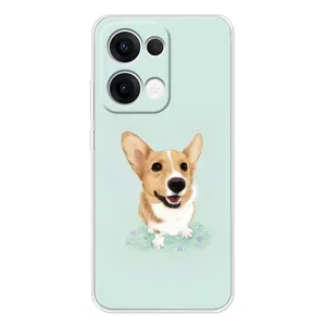 Чехлы с собаками для OPPO Reno13 (VPrint) (Корги)