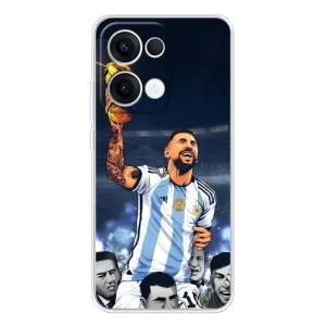 Чохли для OPPO Reno13 (Leo чемпіон) (AlphaPrint) (Мессі з кубком)