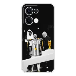 Чохли для OPPO Reno13 (Leo чемпіон) (AlphaPrint) (Мессі коронований)