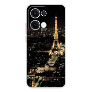 Чехол Эйфелева Башня для OPPO Reno13 - (AlphaPrint) (Ночной Париж)