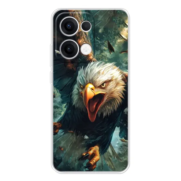 Чохол з принтом «Орел у польоті» для OPPO Reno13 Чохол з принтом «Орел у польоті» для OPPO Reno13