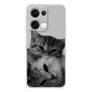 Чохол з малюнком кіт на OPPO Reno13 (Пара котів)