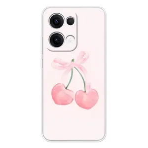 Чохол з розовим принтом для OPPO Reno13 (Рожеві вишні)