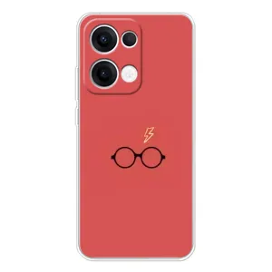 Чехлы с Гарри Поттером для OPPO Reno13 (AlphaPrint) (шрам и очки)