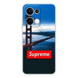 Чехол для OPPO Reno13 с картинкой Supreme (AlphaPrint) (Стиль Supreme)