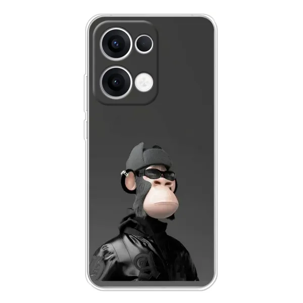 Чехол с принтом «стильная обезьяна NFT» для OPPO Reno13