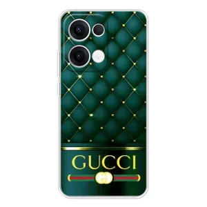 Чохли  GUCCI для Оппо Рено 13 (AlphaPrint) (Текстура Гуччі)