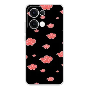 Чехлы Персонажи Аниме Наруто для OPPO Reno13 (AlphaPrint) (Тучки Аниме)