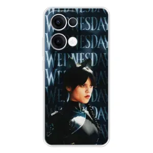Чохли Венсдей на OPPO Reno13 Уенсдей (AlphaPrint) (Венздей кішка)