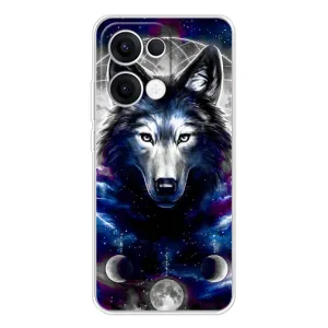 Защитные чехлы для Оппо Рено 13 (AlphaPrint) (ХИТ продаж) ВОЛК (Волк)