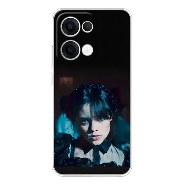 Чохол з принтом «погляд Венздей» для OPPO Reno13