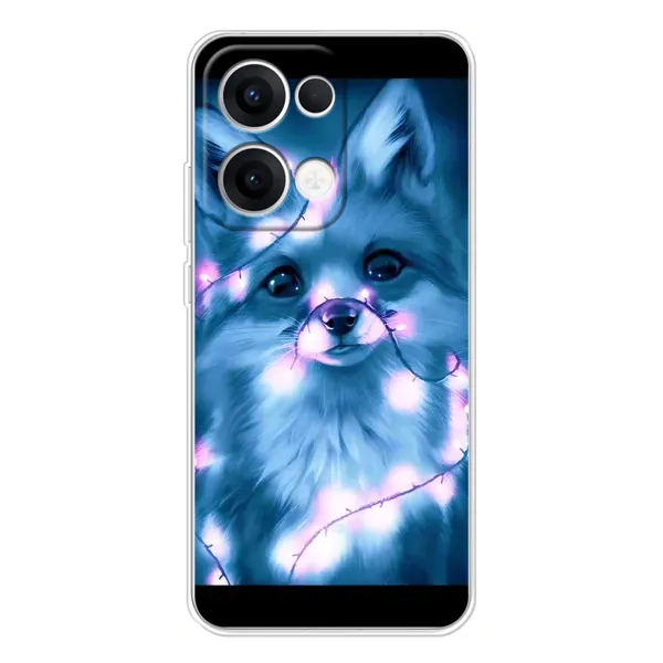 Чехол с принтом «Яркая лисичка» для OPPO Reno13