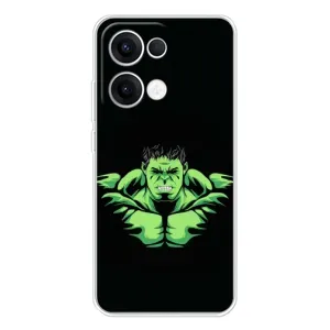 Чехлы с героями Марвел OPPO Reno13 (VPrint) (Зелёный Халк)