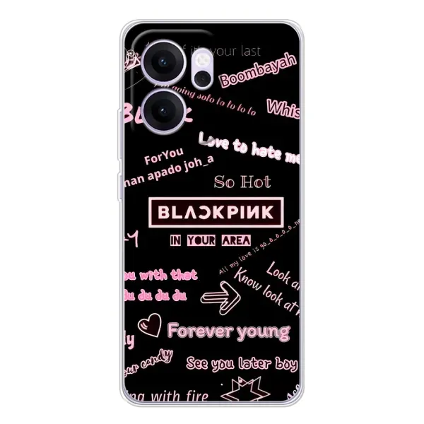 Чохол з принтом «BLACKPINK» для OPPO Reno14 F