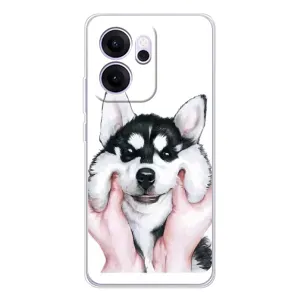 Чохли з собаками для OPPO Reno14 F (VPrint) (Радісний Хаскі)